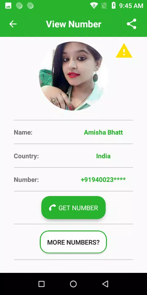 Schermata Girls Phone Number for Chat 3