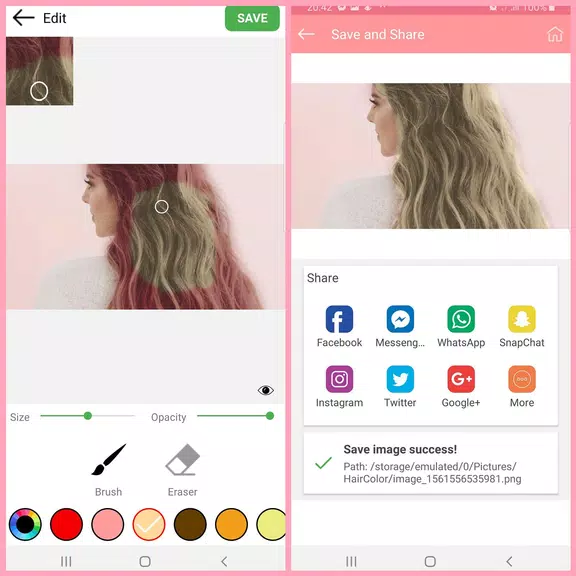 Hair Color Changer - Hair Dye應用截圖第1張