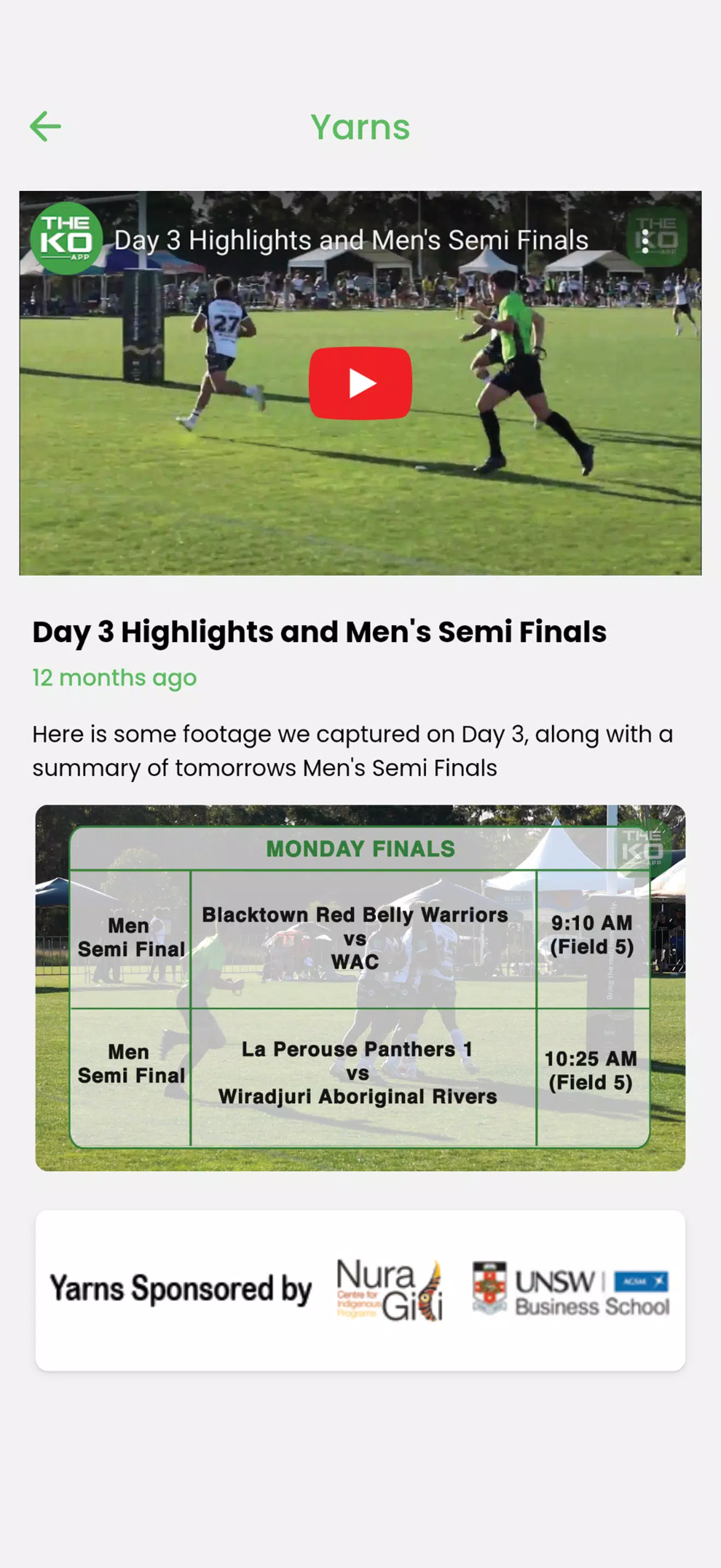 The KO App Captura de tela 1