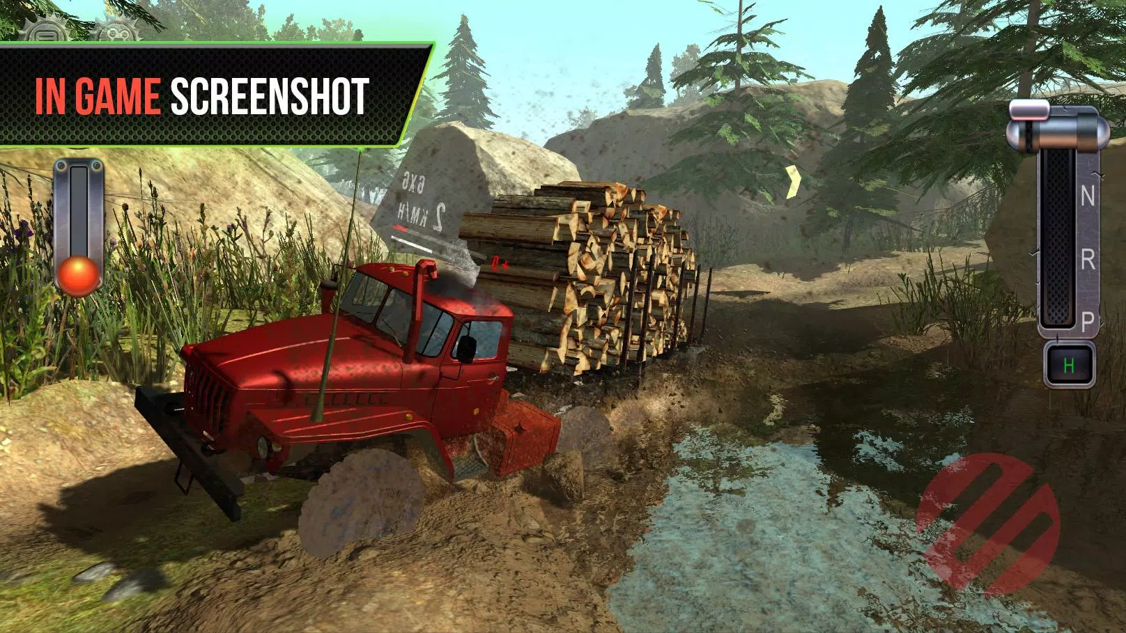 Truck Simulator OffRoad 4 Captura de tela 1