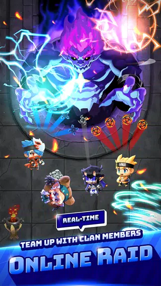 Idle Ninja Online: AFK MMORPG Скриншот 1