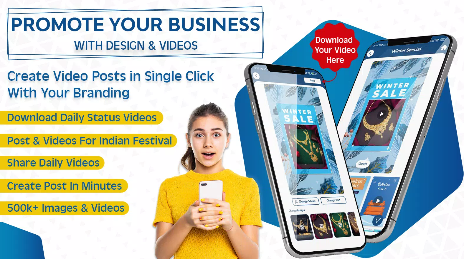 Poster & Video Maker - DMT Ảnh chụp màn hình 3