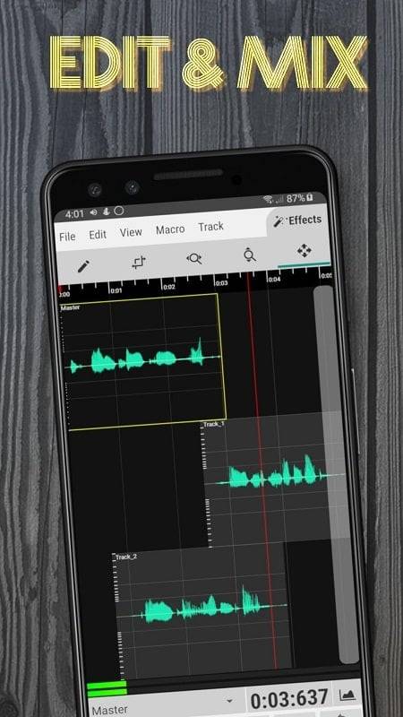 WaveEditor Record & Edit Audio Screenshot 1