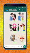 Lips, Kiss and Love Stickers ဖန်သားပြင်ဓာတ်ပုံ 3