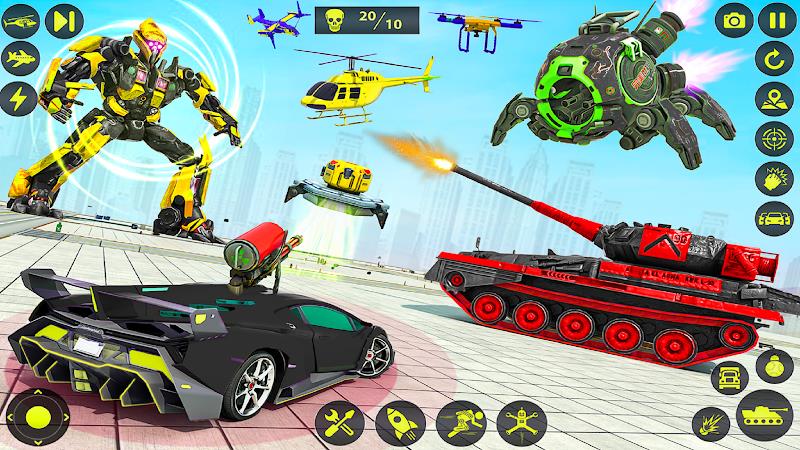 Army Tank Robot Car Games: Capture d'écran 3