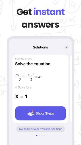 MathMaster: Math Solver & Help Captura de pantalla 1