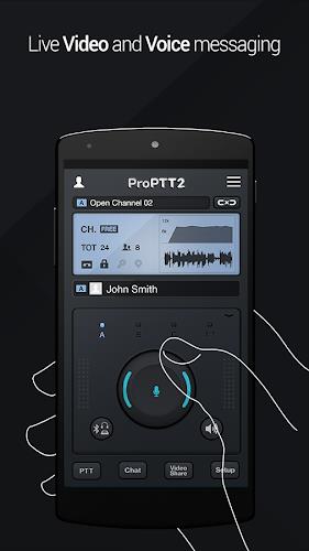 ProPTT2 Video Push-To-Talk Schermafbeelding 1