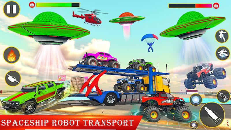 Spaceship Robot Transform Game ဖန်သားပြင်ဓာတ်ပုံ 1