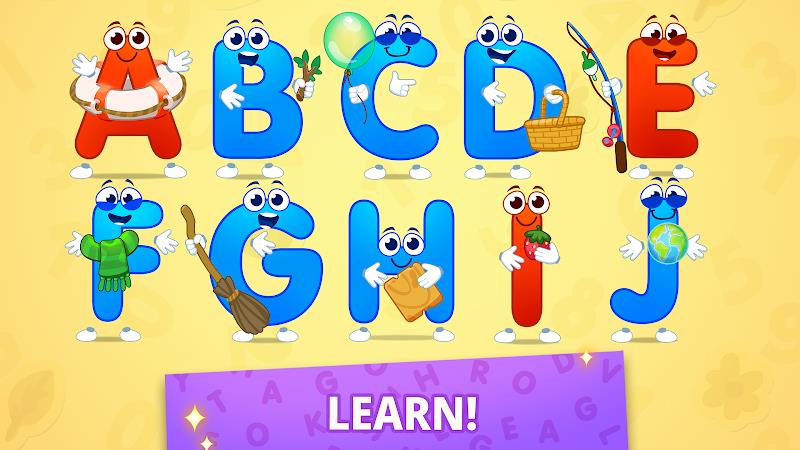 ABC kids! Alphabet, letters Zrzut ekranu 2