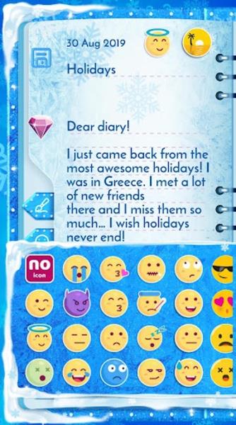 Winter Princess Diary Screenshot 0