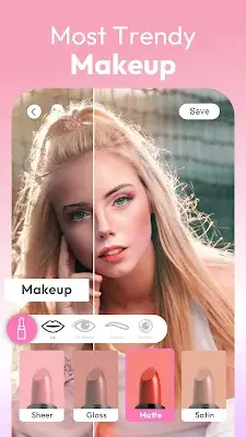 YouCam Makeup - Selfie Editor Ekran Görüntüsü 0