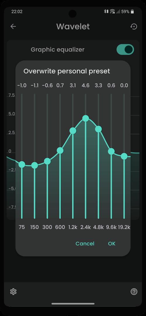 Wavelet: headphone specific EQ Capture d'écran 2