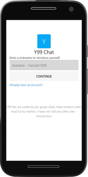 Y99 Chat - Your friend finder Screenshot 2