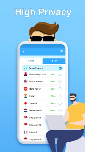 Super Master VPN Secure Proxy Tangkapan skrin 3