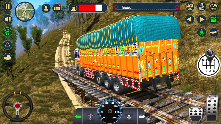 Indian Truck Drive Lorry Games Zrzut ekranu 3