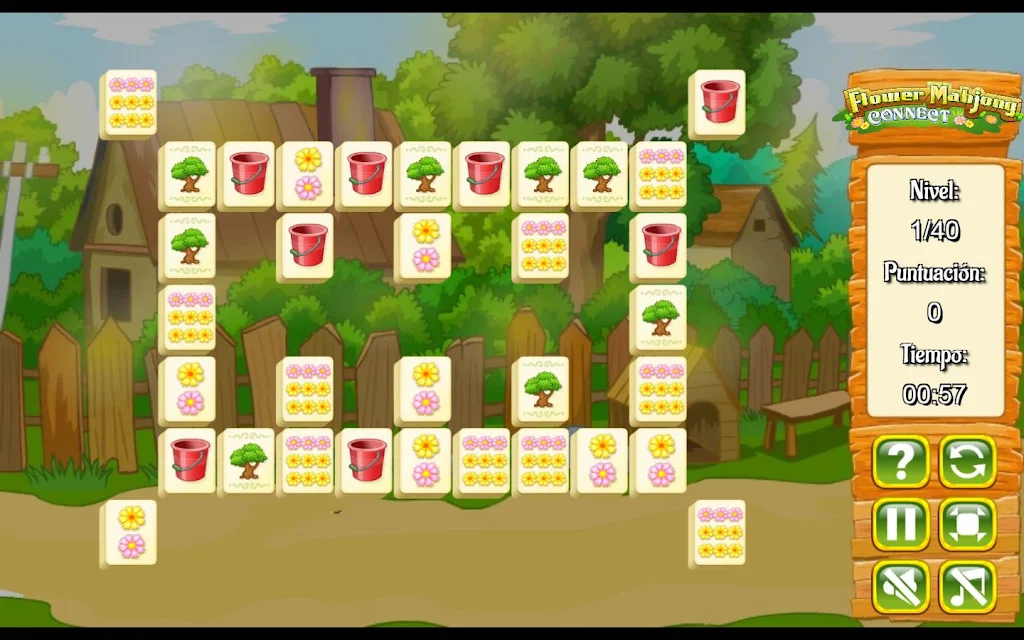 Flower Mahjong Flores應用截圖第1張