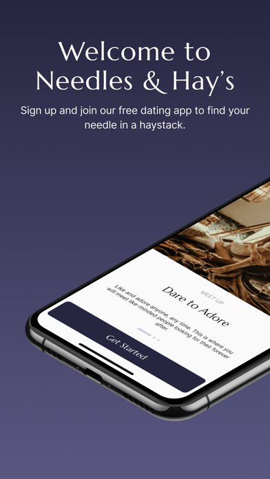 Needles and Hays Dating App Screenshot 0
