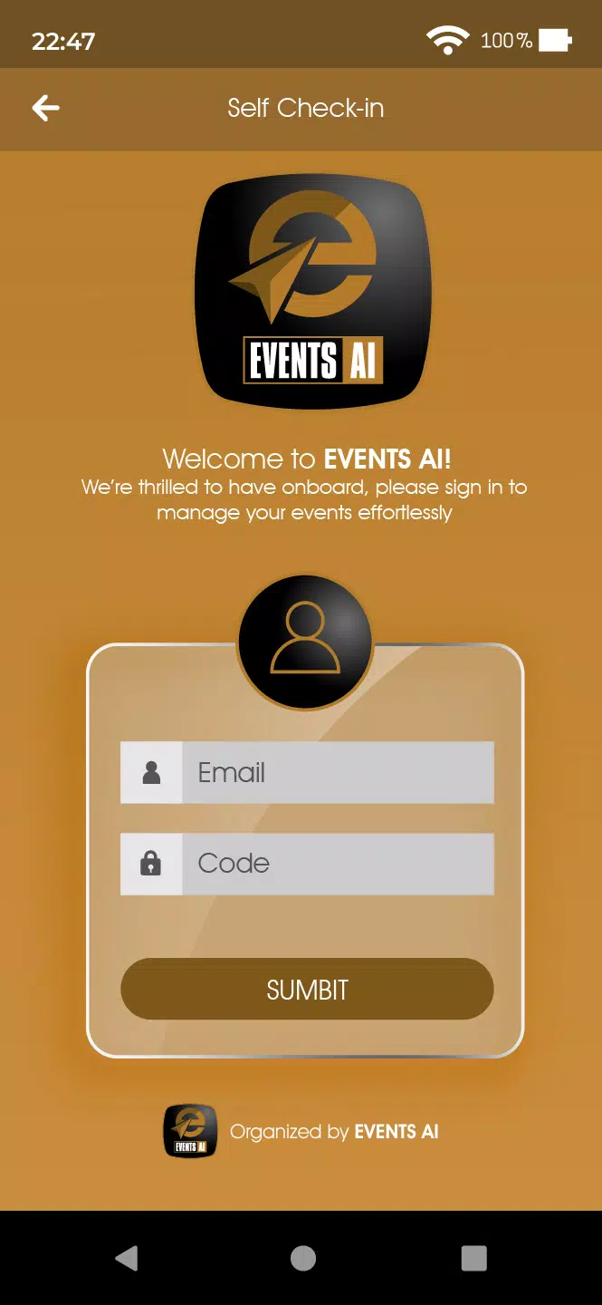 Schermata Events AI App 3