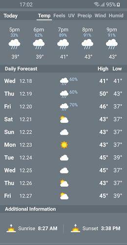 Weather & Clima - Weather Sky Capture d'écran 3