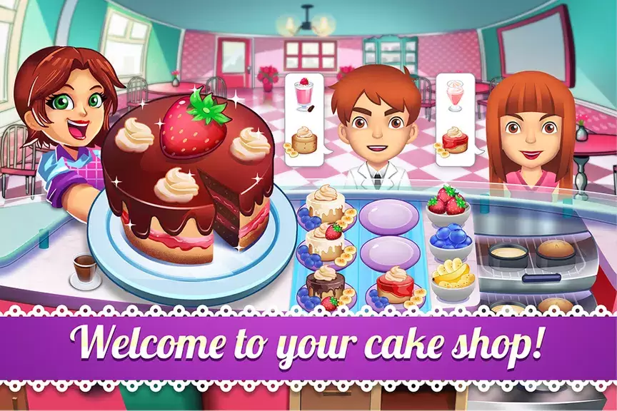 My Cake Shop: Candy Store Game Ekran Görüntüsü 0