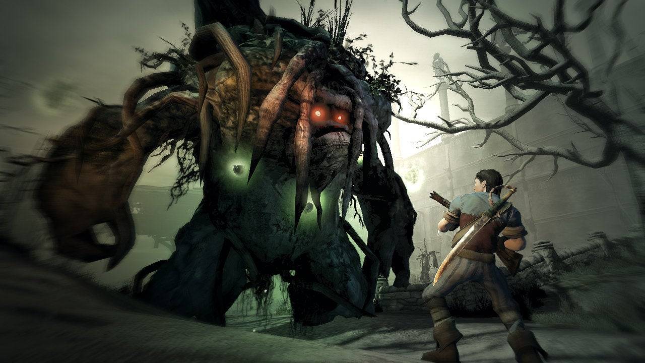 Fable 2の戦闘はシンプルですが、その敵のデザインはファンタジーステープルの豪華な再解釈です。 |画像クレジット：Lionhead Studios / Xbox