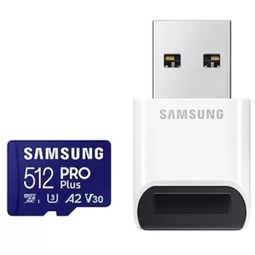 512GB सैमसंग प्रो प्लस माइक्रो SDXC कार्ड USB एडाप्टर के साथ अब केवल $ 29.99
