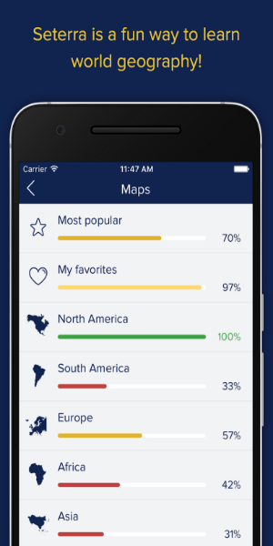 Seterra Geography ภาพหน้าจอ 0