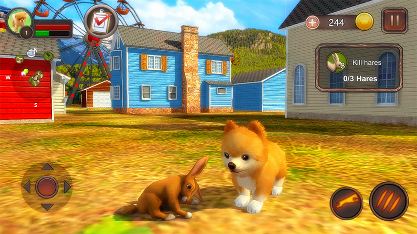 Pomeranian Dog Simulator Ảnh chụp màn hình 2