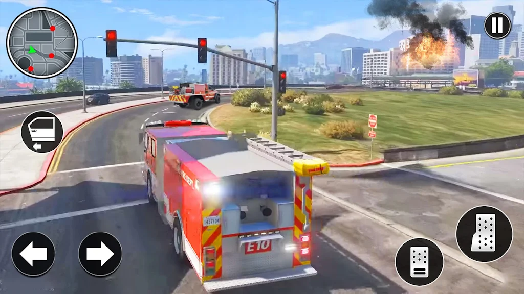 City Emergency Driving Games Tangkapan skrin 1