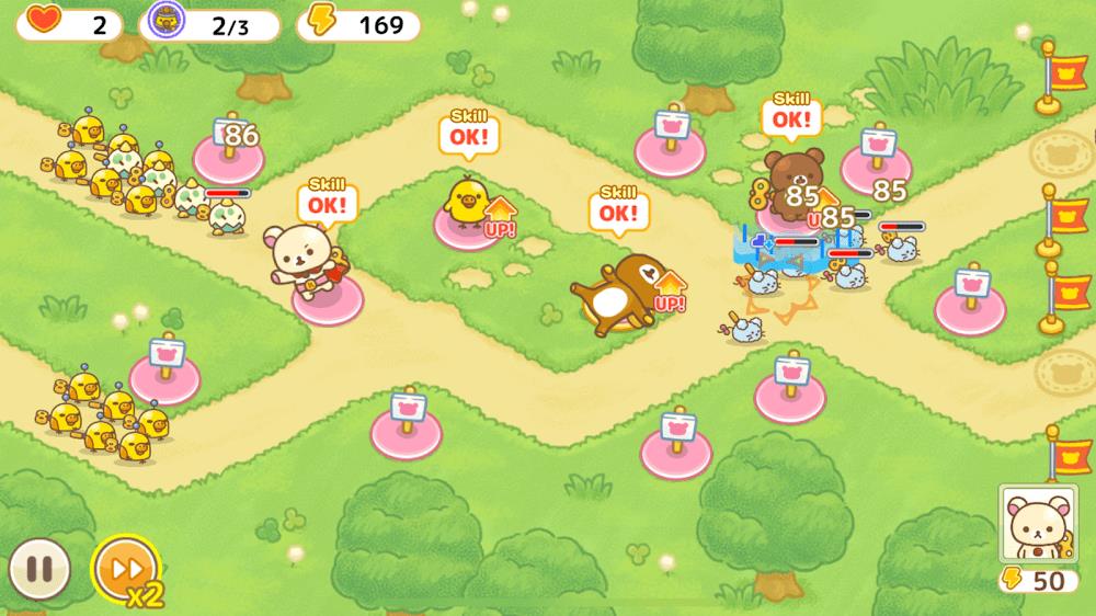 Korilakkuma Tower Defense Screenshot 3