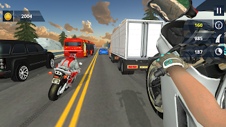 Endless Moto Traffic Racer 3D Capture d'écran 3