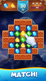 Jewels Adventure Match Blast Tangkapan skrin 1