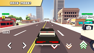 Blocky Car Racer - racing game Скриншот 3