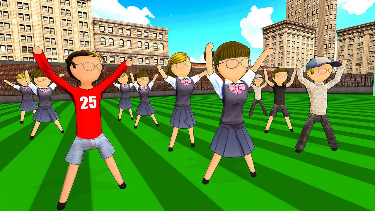 Stickman High School Girl Game Screenshot 2