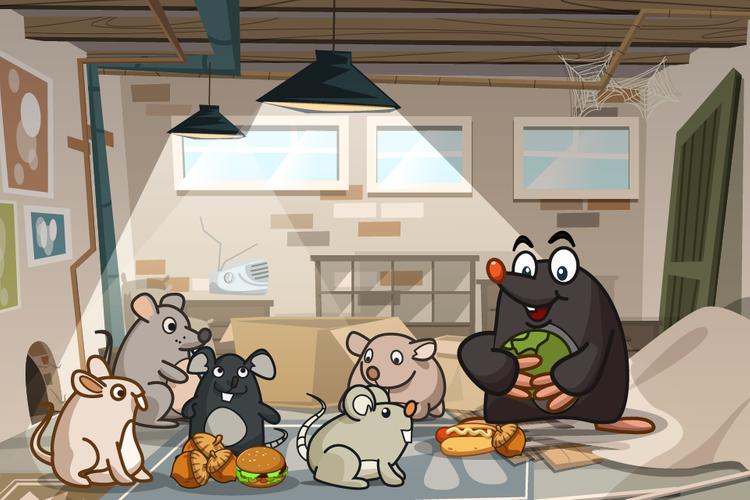 Schermata Mole's Adventure Story 0