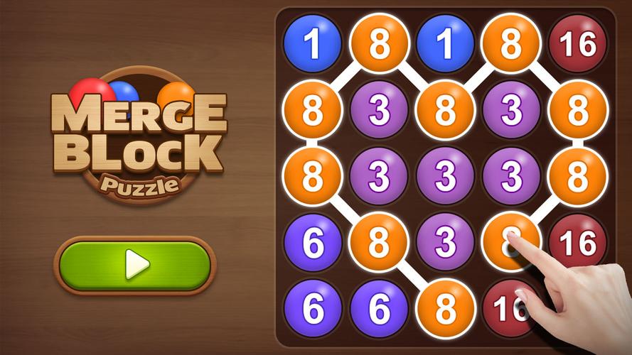 Merge bubble - Number game Schermafbeelding 0
