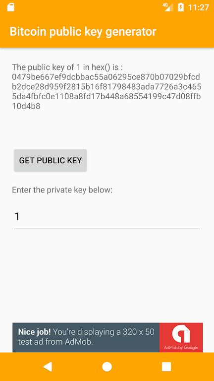 Bitcoin Public Key Generator Mod Ekran Görüntüsü 1