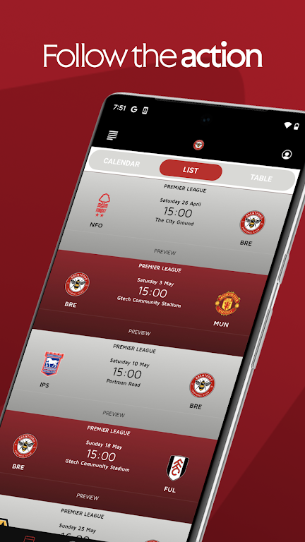 Brentford FC Official Schermafbeelding 1