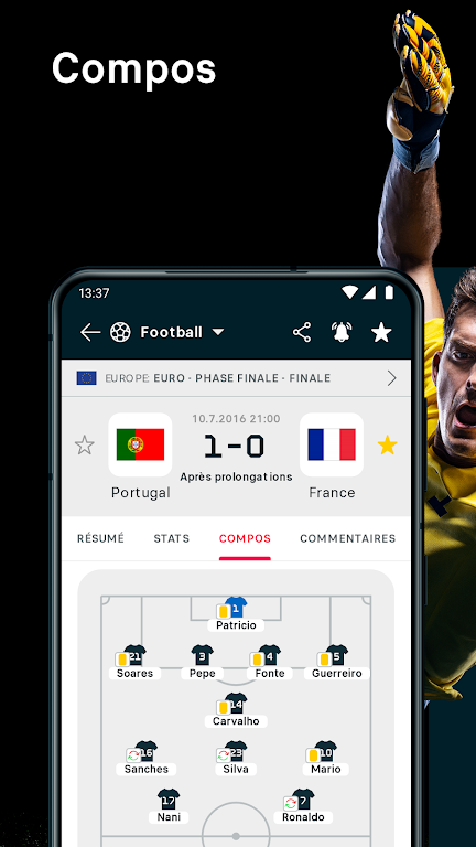 Flashscore - flash résultats應用截圖第2張