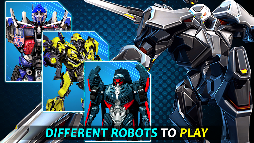 Futuristic Robot City Fighting 3D Game Ảnh chụp màn hình 2