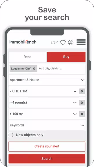 immobilier.ch ဖန်သားပြင်ဓာတ်ပုံ 2