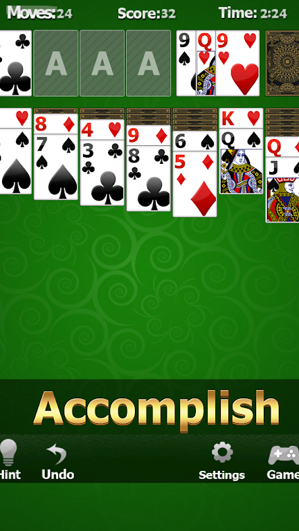 Schermata Solitaire Free Cell 1