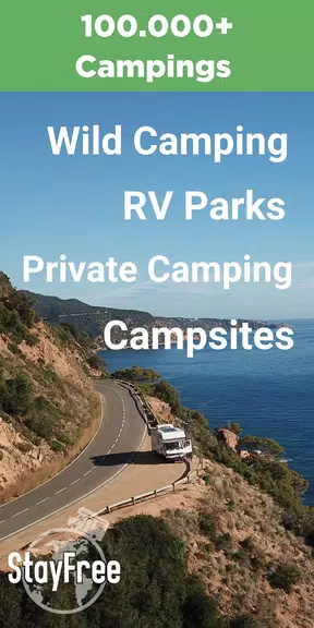 Camping App: StayFree Vanlife Screenshot 0