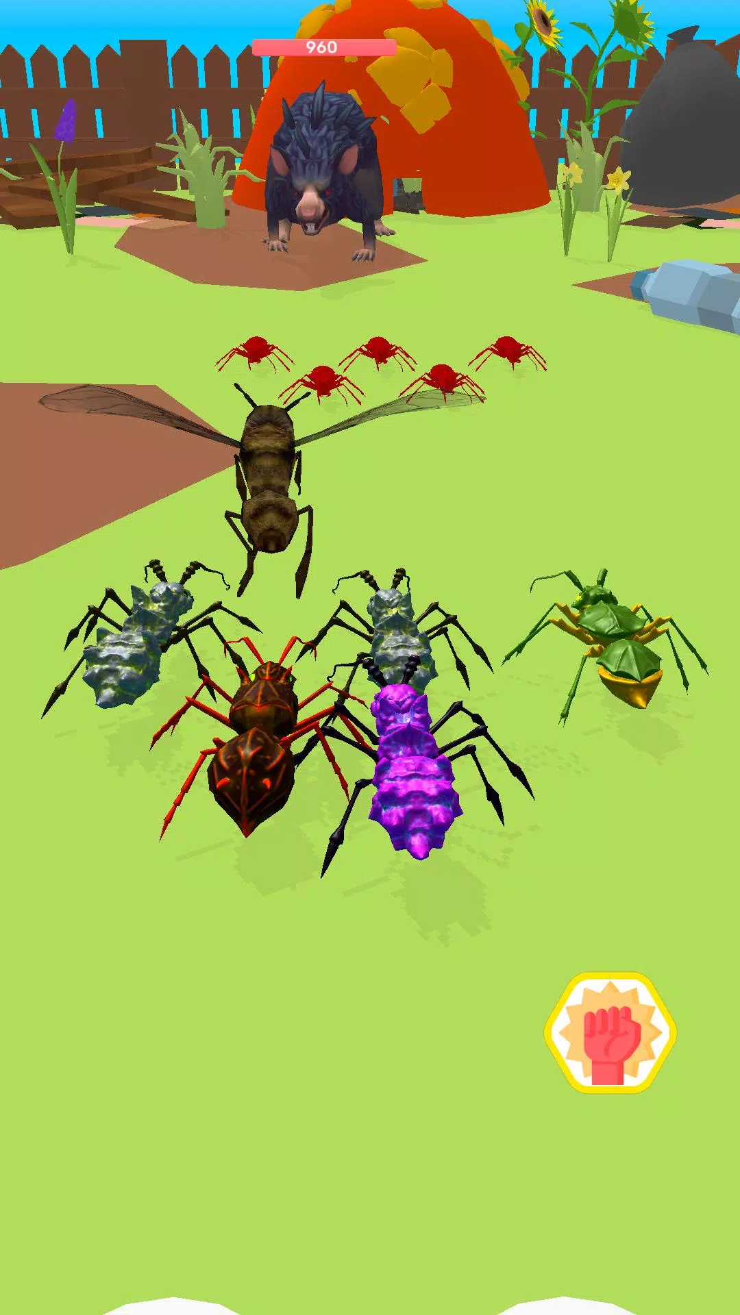 Bug Survivor: Ants Clash Tangkapan skrin 2