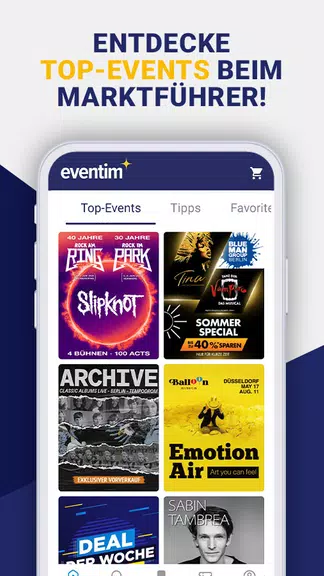 EVENTIM DE: Tickets für Events Captura de pantalla 0