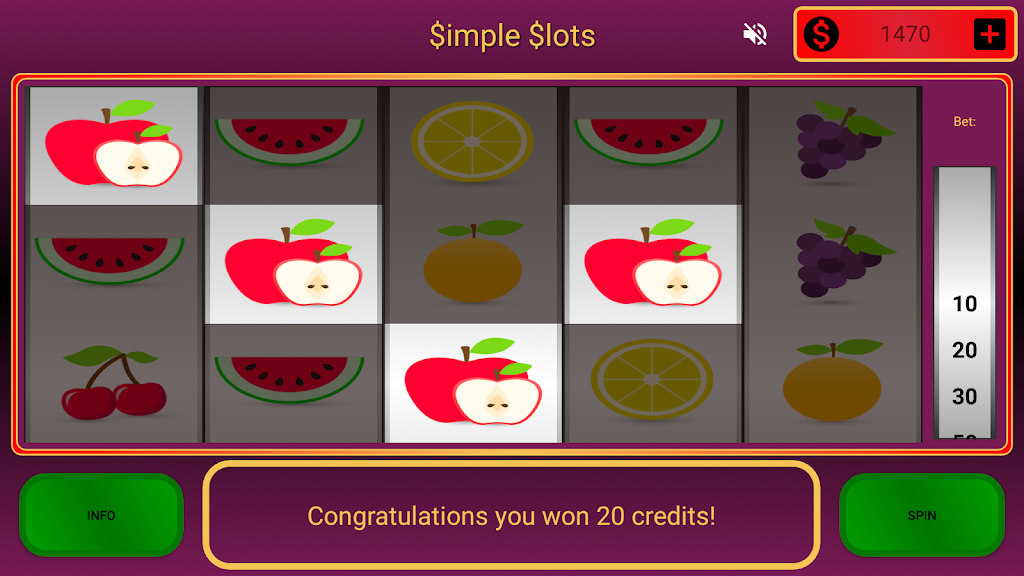 Simple Slots Скриншот 1