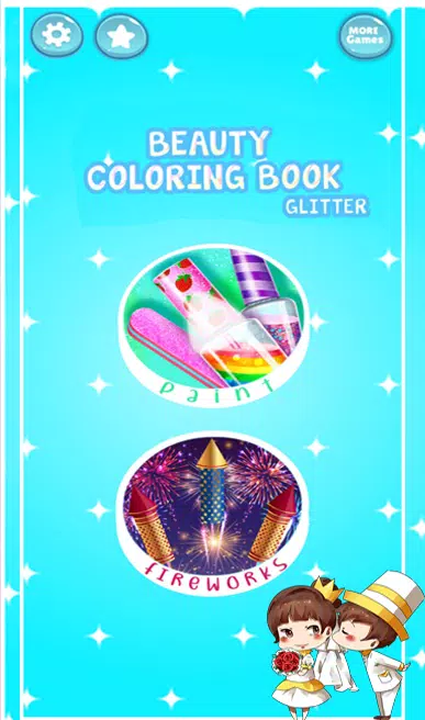 Beauty Glitter coloring game Ảnh chụp màn hình 0