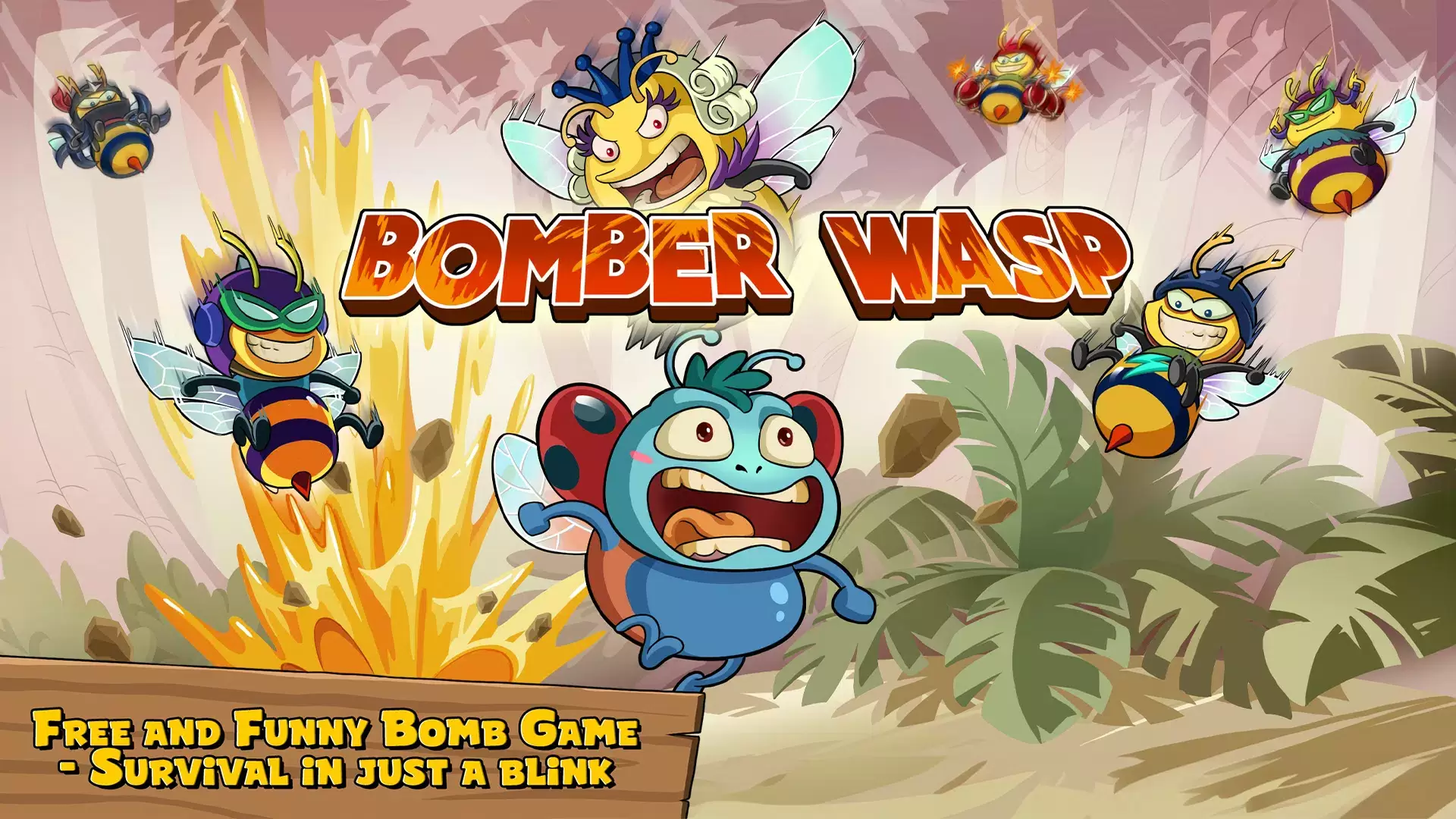 Bomber Wasp Schermafbeelding 0