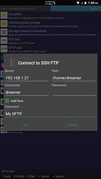 SFTP plugin to Ghost Commander應用截圖第0張