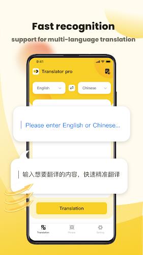 Multi-language Translator pro Tangkapan skrin 1